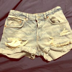 H&M denim shorts